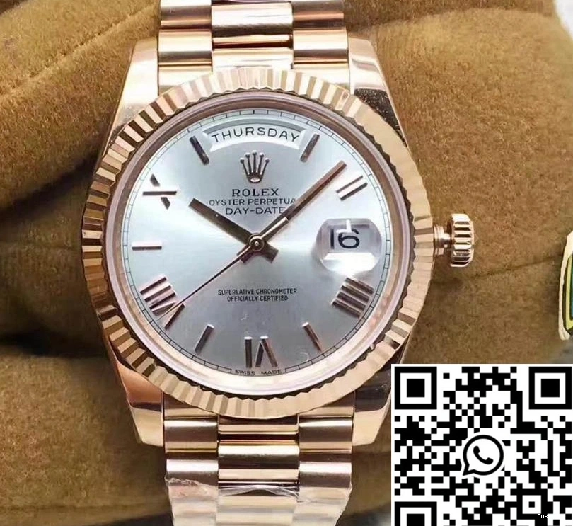 Dial 40 Rose Gold Rolex Factory 40MM Day-Date 228235 EW Sundust 0327